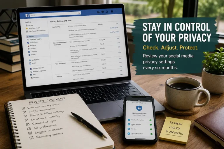 Reviewing Social Media Privacy Settings Every Six Months